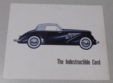 1930's The Indestructible Cord advertising brochure