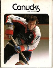 1978 - New York Rangers vs Vancouver Canucks program