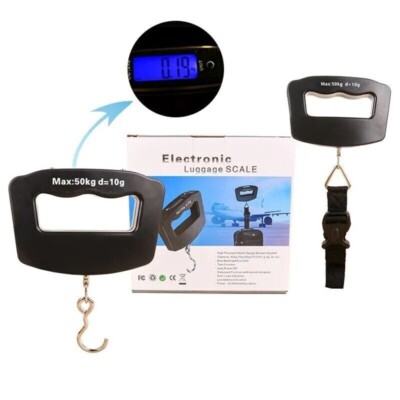 50 kg Mini tragbare Handwaage elektronisches hängendes Gewicht Hakenwaage digital