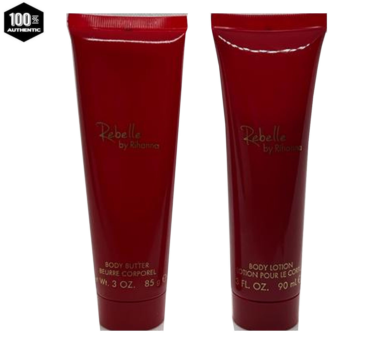 Rebelle by Rihanna 2pc Gift Set for Women-3.0 OZ / 90 ml Body Butter+Body Lotion