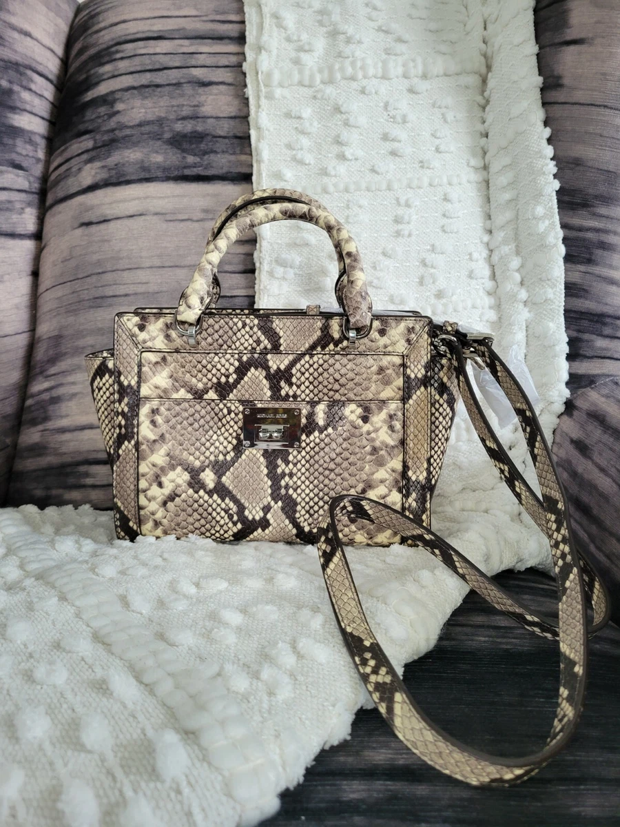 Michael kors on sale embossed leather handbags