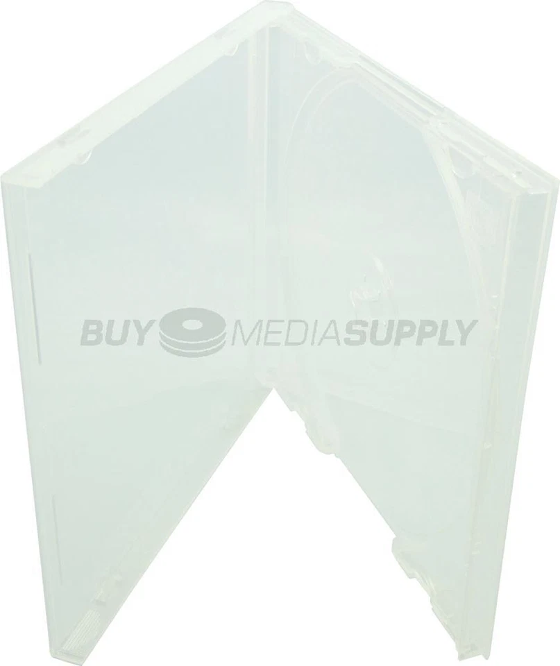 10.4mm Standard Clear 1 Disc CD/DVD PP Poly Case Lot - Image 2 of 4