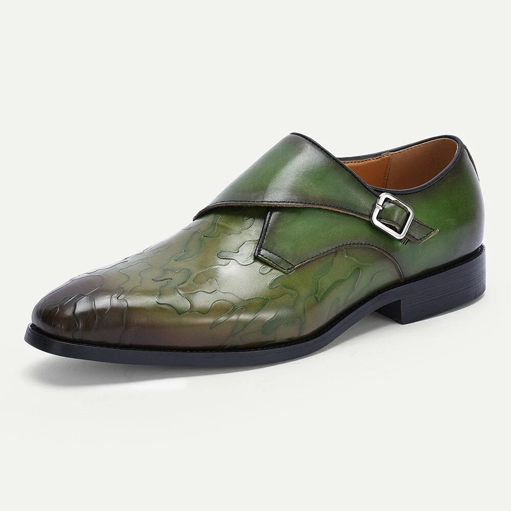 Donald J Pliner Edd Brown Lime Green Wingtip Dress Shoes 8.5 Green Wingtip Dress Shoes for Men for sale | eBay main image 2