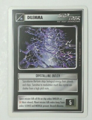 Star Trek CCG - Crystalline Entity - Premier WB Beta 1995 -S44