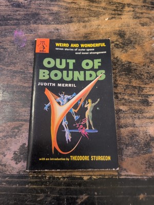 OUT OF BOUNDS by JUDITH MERRIL, Pyramid Books 1960