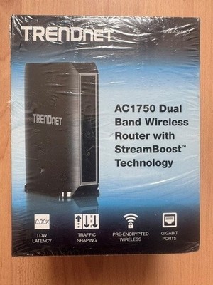Trendnet AC1750 TEW-824DRU Router Dual Band WLAN Router mit StreamBoost Tec