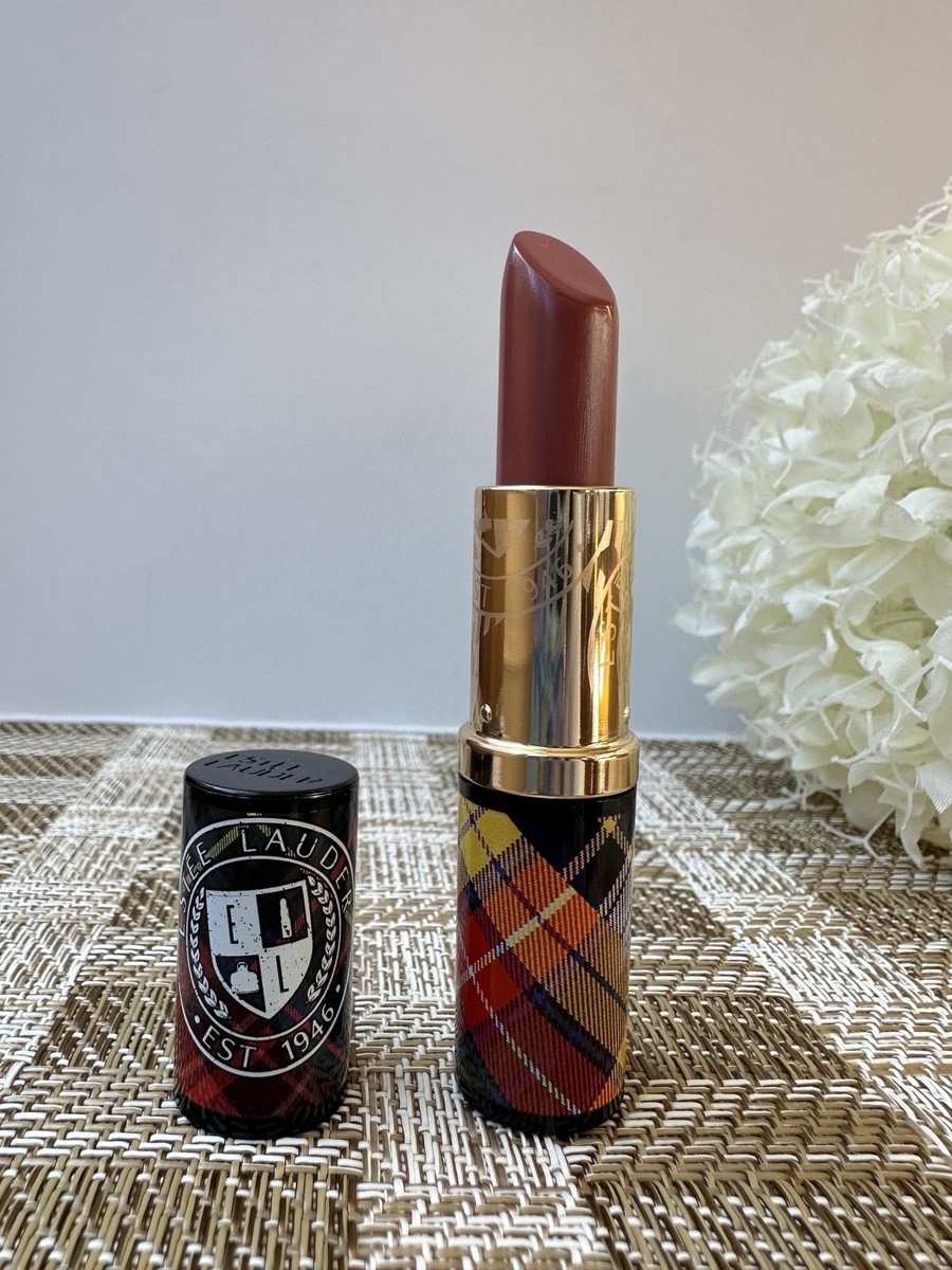 希少・美品ESTEE LAUDER2005 インテュイション ラッキーランタン Estee Lauder Limited-Edition Matte Lipstick in -Tartan Tawny Full