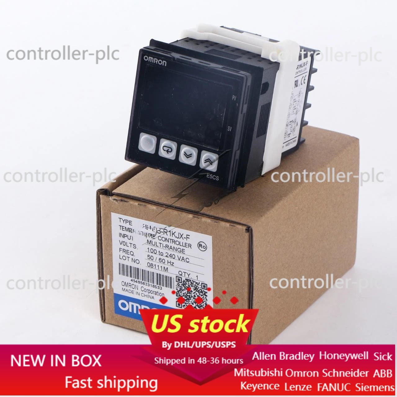 1PC Omron E5CS-R1KJX-F E5CSR1KJXF Temperature Controller New US Free TAX