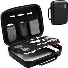 Hard Travel Electronic Organizer Case for Macbook Power Adapter Chargers Cables