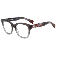 Missoni Women's Eyeglasses Grey Plastic Full Rim Pantos Frame MIS 0105 0KB7
