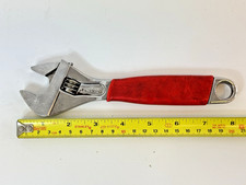 Snap On Adh8 8 Oal Red Grip Adjustable Wrench Preowned Grind - Fast Shipping Snap On Adh8 8 Oal Red Grip Adjustable Wrench Preowned Grind - Fast Shipping