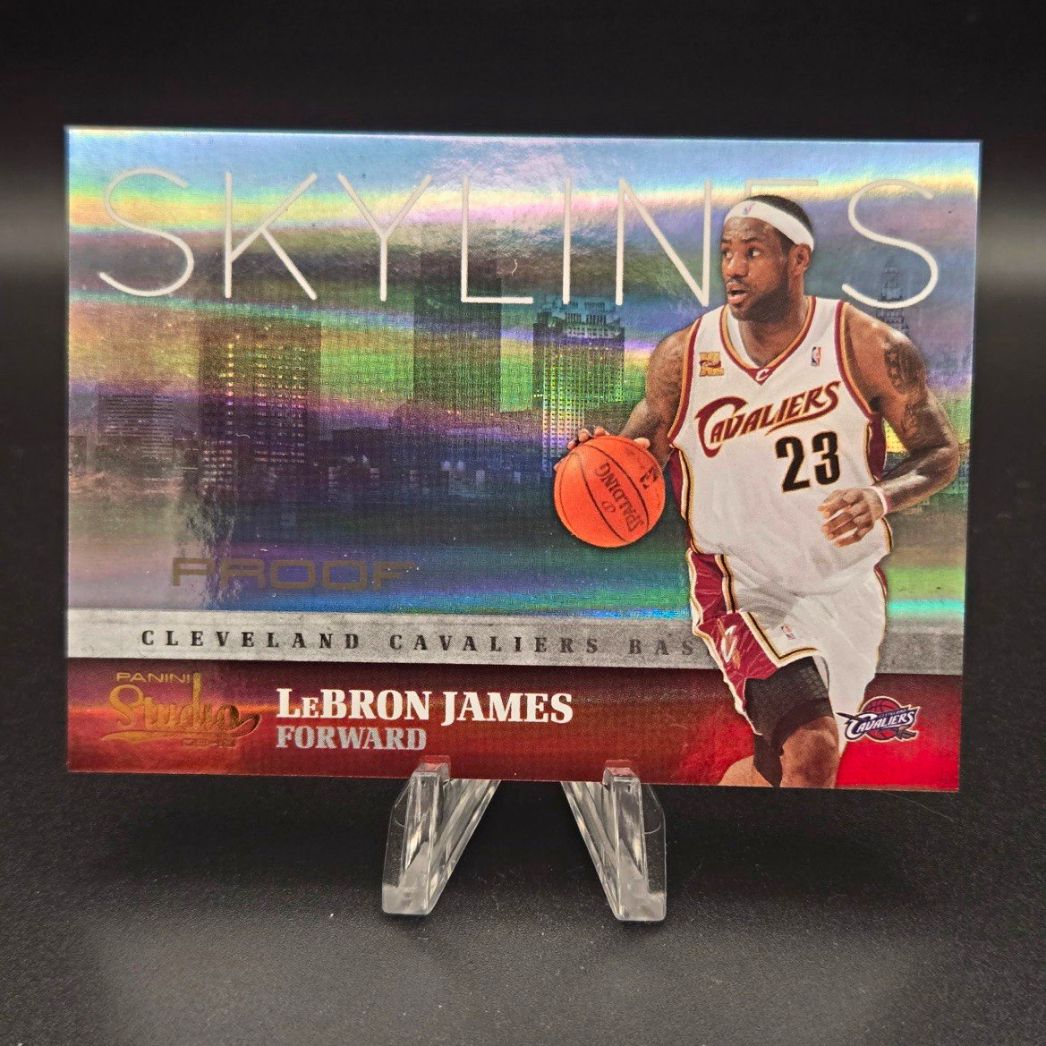 Panini 2009-10 Studio Skylines LeBron James #5 Proofs /199 Cavaliers