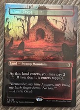 MTG - Blood Crypt (Borderless Foil) - Lorwyn Eclipsed NM/M Condition