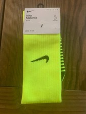 Nike Matchfit Knee High DRI-FIT Soccer Socks Neon Unisex Size YTH 13c-3y-NWT