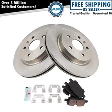 Rear Brake Pad & Rotor Kit Fits 2020-2021 Cadillac CT5 2019-2020 CT6