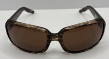 Rare SPY Spy Optic ZOE Sunglasses Rectangular Gloss Brown Frames