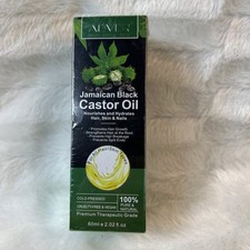 Aliver Jamaican Black Castor Oil 2.02 fl oz. 100 Pure Cold Pressed NEW IN BOX