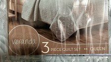 Veranda 3 Piece Quilt Set - Queen Size - Blue Color - New unopened