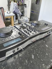 Homemix Twin CD MP3 USB Hard Drive DJ  Controller,  real scratch vinyl effect 