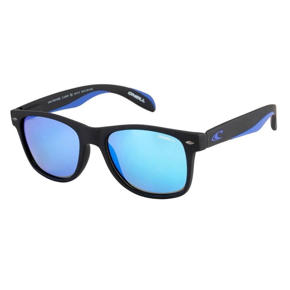 O'Neill Trevose Polarised Sunglasses - Black / Blue Mirror