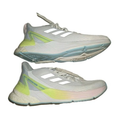Adidas Response Super Boost Womens Sz 3.5y Running Shoes  White Hi-Res Yellow 