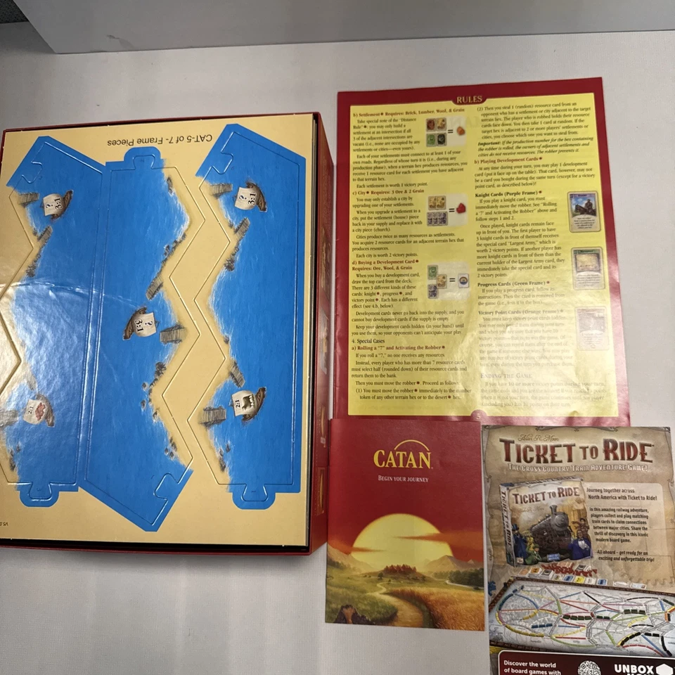 Catan Trade Build Settle + 1 paquete de extensión Foto 3 de 4