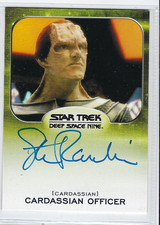 Star Trek Connections autograph card of Steven Rankin as Cardassian  officer.