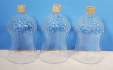 Vintage Votive Cups Starburst Glass Peg Candle Home Interior New Grippers QTy 3