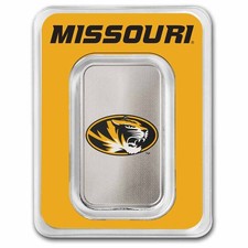 University of Missouri 1 oz Silver Colorized Bar (in TEP)