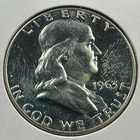 1963 50C SILVER PROOF Franklin Half Dollar (88831)