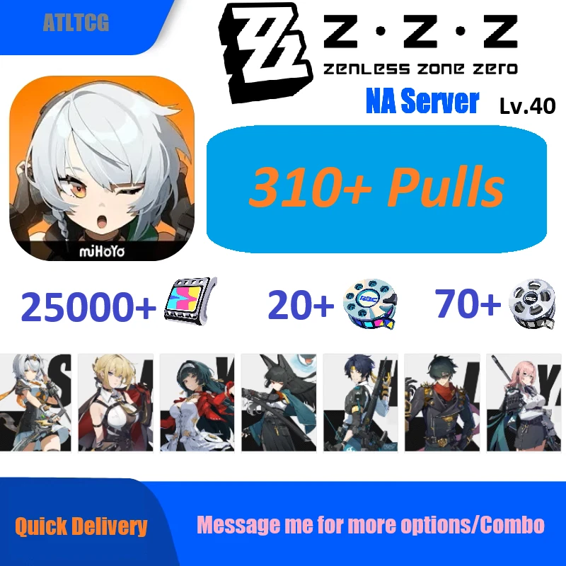 Zenless Zone Zero Reroll 25000+ Polychrome+70 Master Tapes+20 Encrypted Tapes