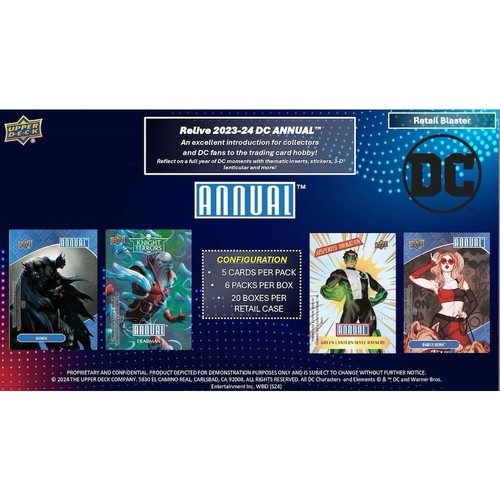 2023-24 Upper Deck DC Annual 6-Pack Blaster Box - IN HAND! NEUERSCHEINUNG 🔥 - Bild 2 von 5