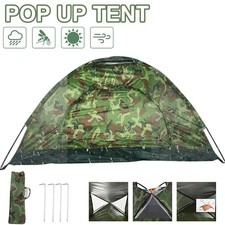 Camping Tent Waterproof Hiking Tent 1-2 Man Person Family Camping Outdoor