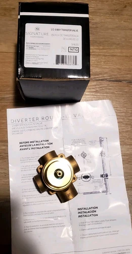 Signature Hardware 475042 1/2 6 Way Transfer Rough In Valve - Picture 1 of 2