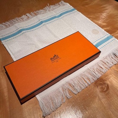 Hermes Handkerchief Serie Yachting Cotton Fringe