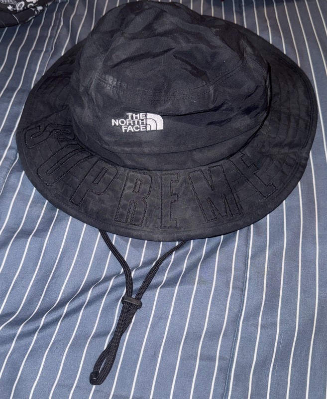 SS19 Supreme THE NORTH FACE Arc Logo Horizon breeze hat Black TNF S/M GORE-TEX