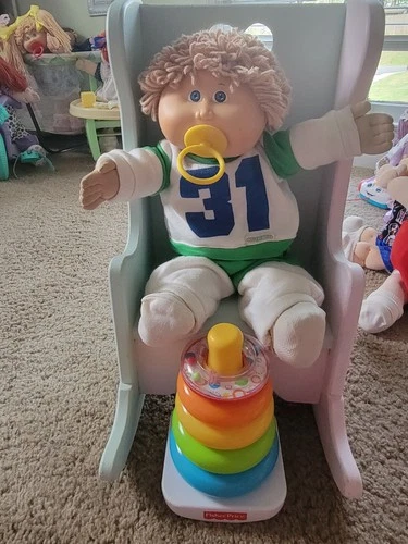 Vintage Cabbage Patch Kid 1985 Hm6  Boy ,pacifier Face Cutie Pie