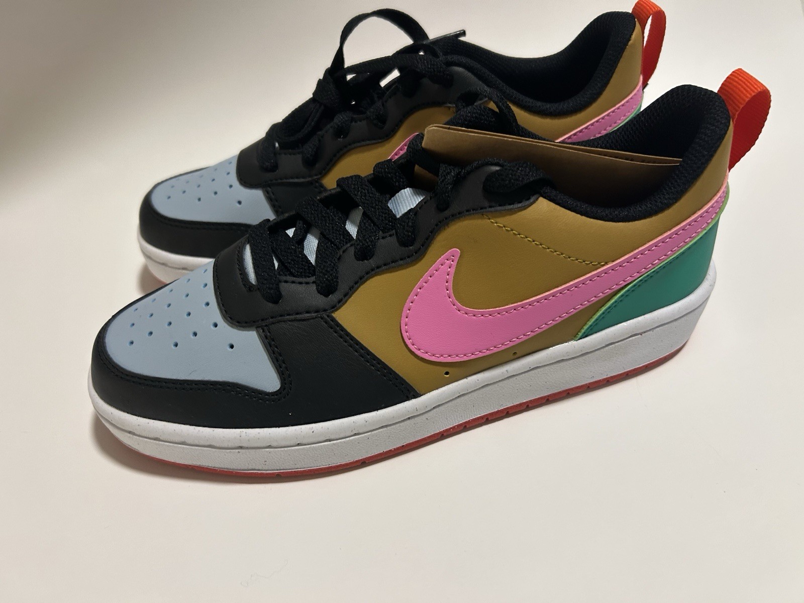 Nike Court Borough Low Recraft Big Kids’ Shoes Sz 4.5Y
