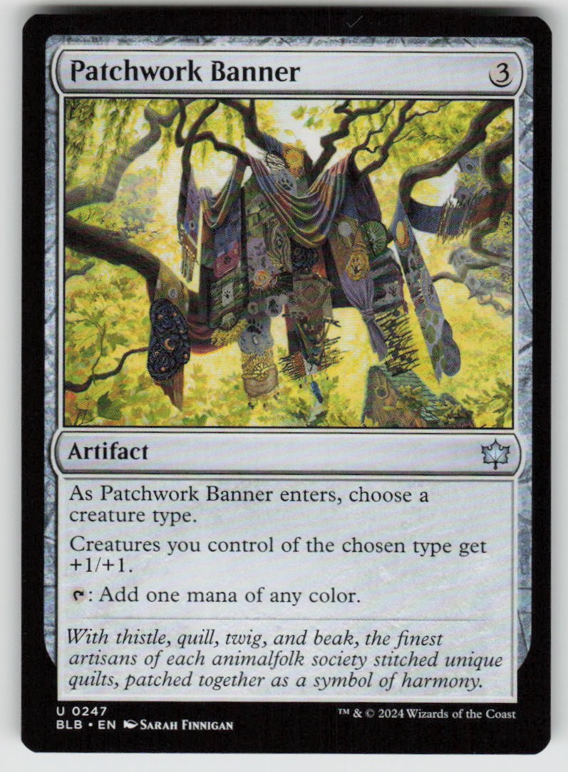 Patchwork Banner Uncommon Bloomburrow 247 MTG Near Mint