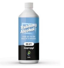 Rubbing Alcohol 500ml 99% Pure Isopropanol IPA for Cleaning,Medical Use,Glass UK