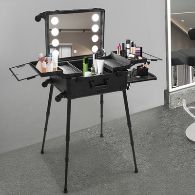 Kosmetikkoffer Trolley Beauty Case Groß Xxl Friseurkoffer Schminkkoffer Make Up