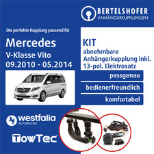 Für MERCEDES V-Klasse Vito Typ W639 2010-2014 AHK abn +13pol sp. E-Satz TOP Für MERCEDES V-Klasse Vito Typ W639 2010-2014 AHK abn +13pol sp. E-Satz TOP