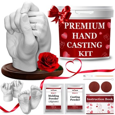 TECEUM Hand Casting Kit   Unique Gift for Babies  Adults   Ideal DIY Gift for...