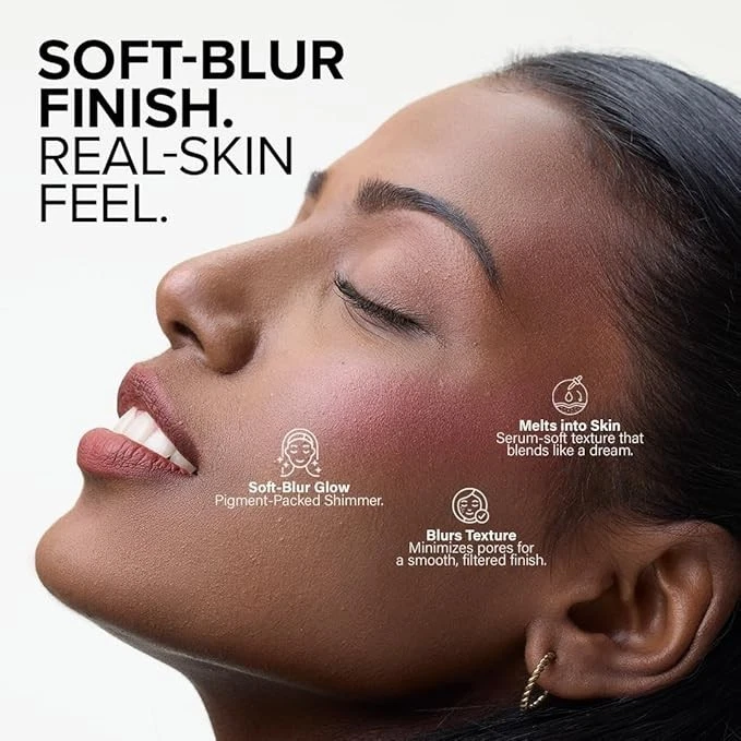 SIMPLYNAM Satin Soft Blush Tint | Geet: Petal Rouge | Weightless Creamy Cheek Ti - Bild 3 von 4