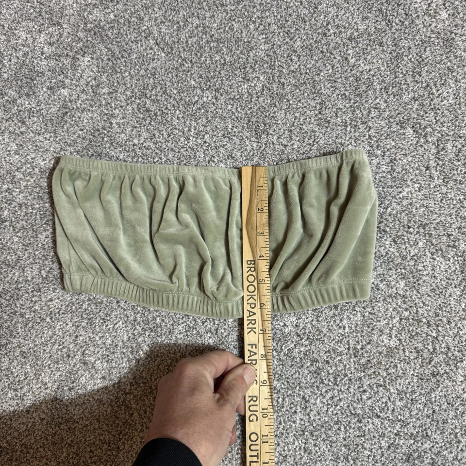 Charlotte Russe Bandeau Mujer XL Terciopelo Coqueta Fairycore Retro Años 90 Y2K Look Foto 3 de 4