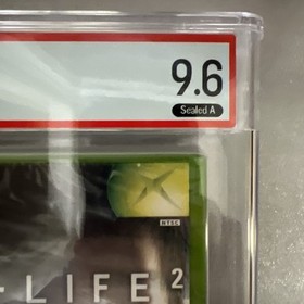 New Sealed Xbox Half Life 2  Graded PSA 9.6 A . Not VGA, CGC WATA