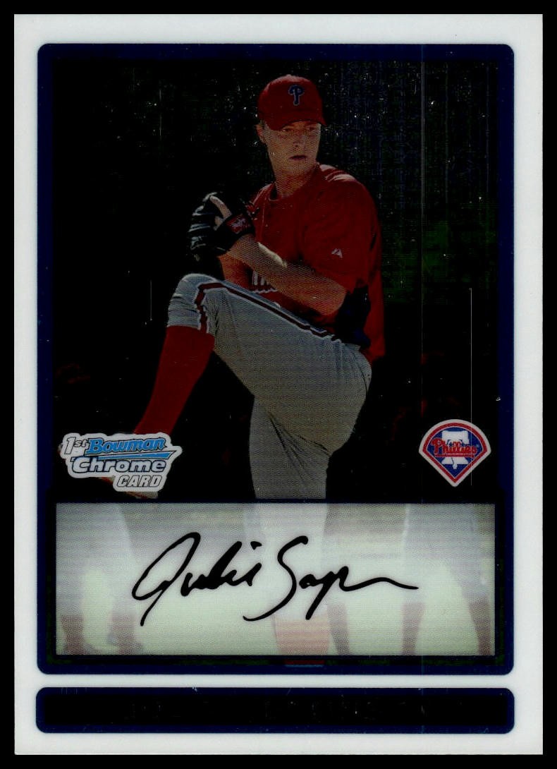 2009 Bowman Chrome Julian Sampson #BCP178 Prospects Blue Refractors