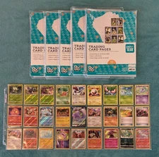 Pen+Gear 9-Pocket Trading Card Pages — 50 Total Sheets plus 30+ Pokemon Cards