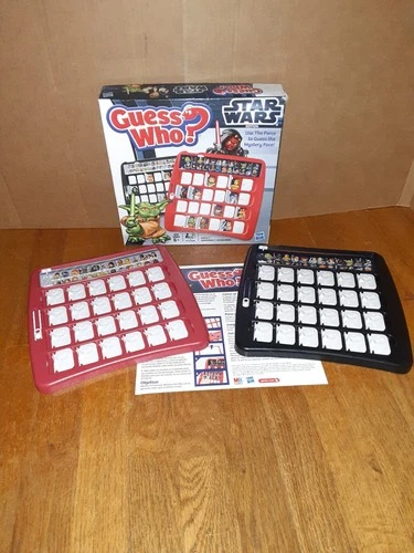 2012 STAR WARS EDITION GUESS WHO USE THE FORCE TO GUESS THE MYSTERY FACE GAME