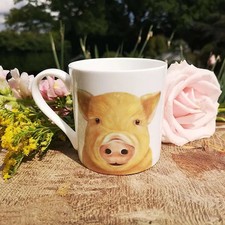 Lucy's Farm Wilbur the Pig Large Mug